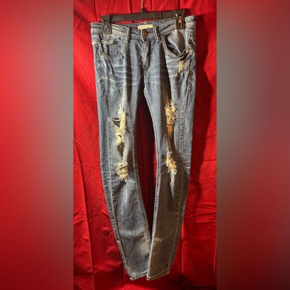 Machine Jeans Distressed Women’s Size 7/29 EPC - Picture 1 of 6